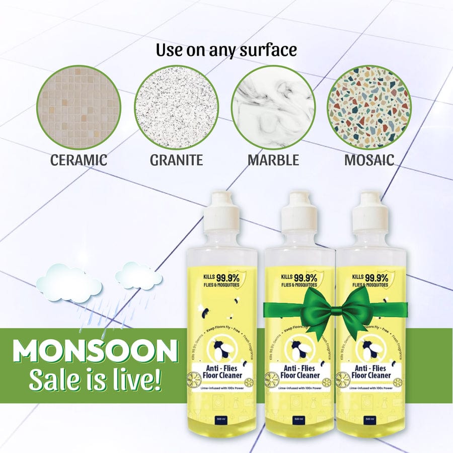 Anti Flies Floor Cleaner (Pack of 2) | Foot Cleaner Mop Home Liquid Cleaning Floor Anti Fly Floor Cleaner Anti Flies Floor Cleaner (Pack of 2)