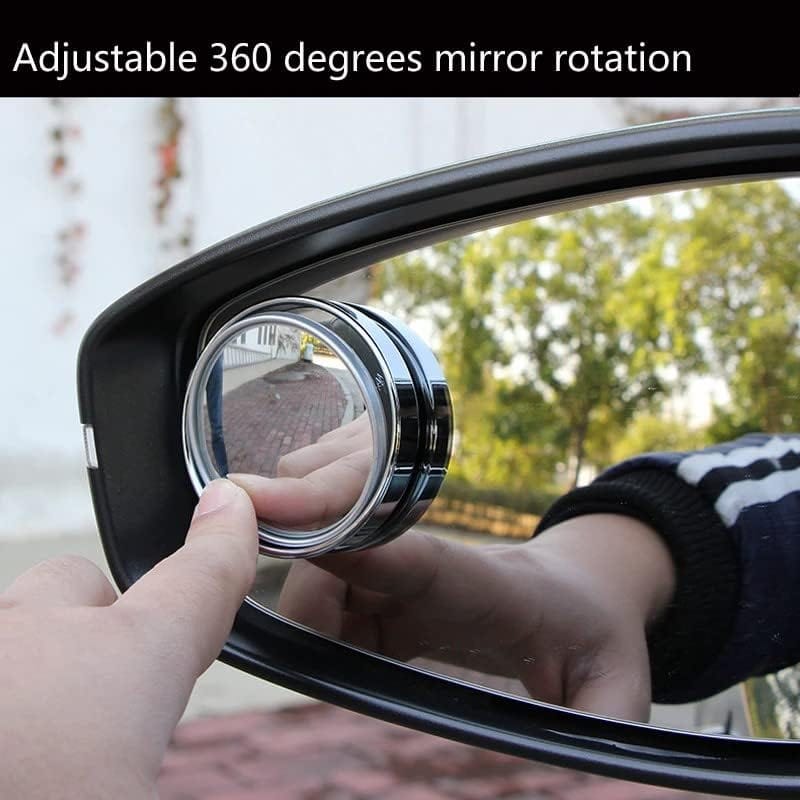 Blind Spot Mirror | Blind Spot Mirror For Car Curved Round Large Car Mirror Accessories Buy 1 Get 1 Free Blind Spot Mirror for Car (Pack of 2)