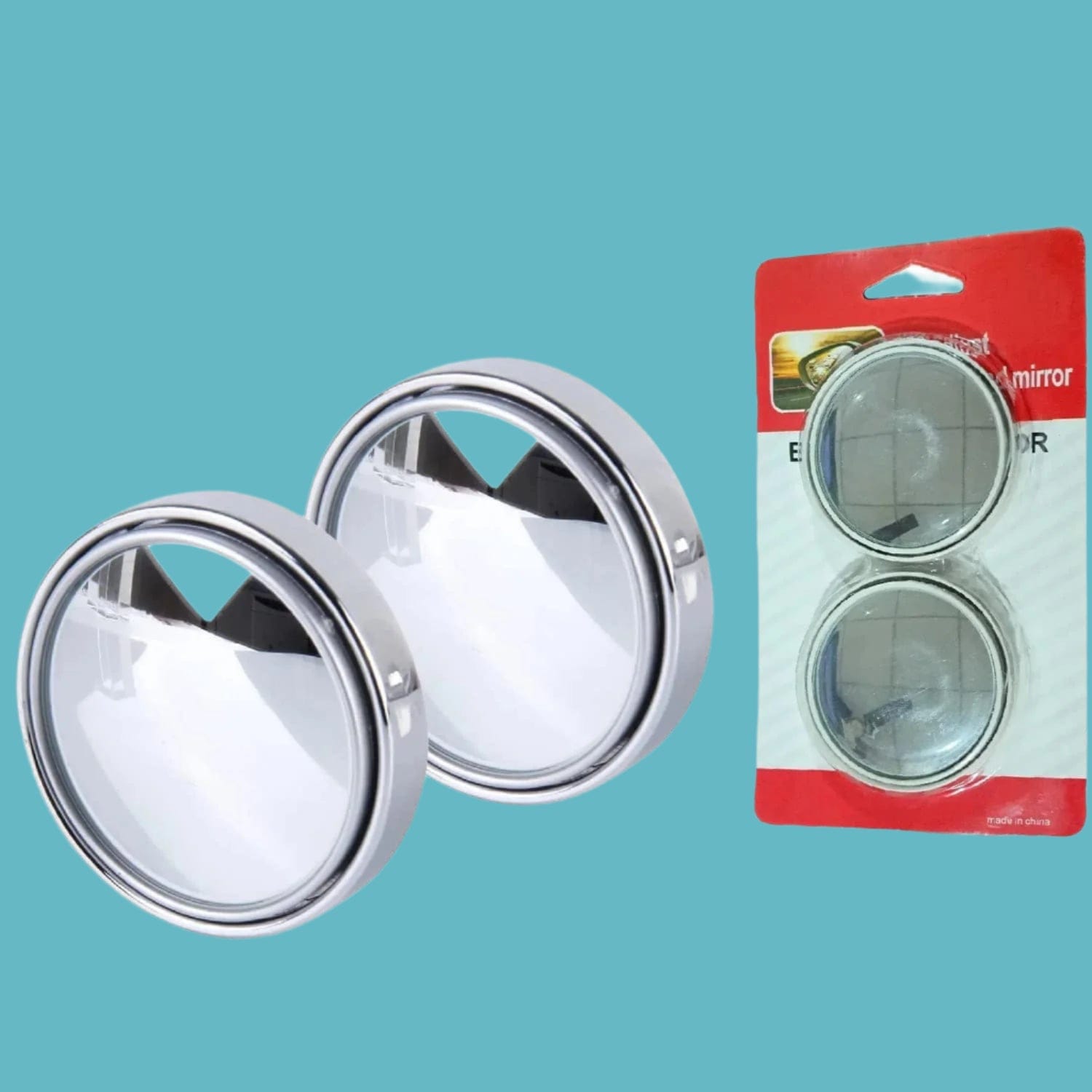 Blind Spot Mirror | Blind Spot Mirror For Car Curved Round Large Car Mirror Accessories Buy 1 Get 1 Free Blind Spot Mirror for Car (Pack of 2)
