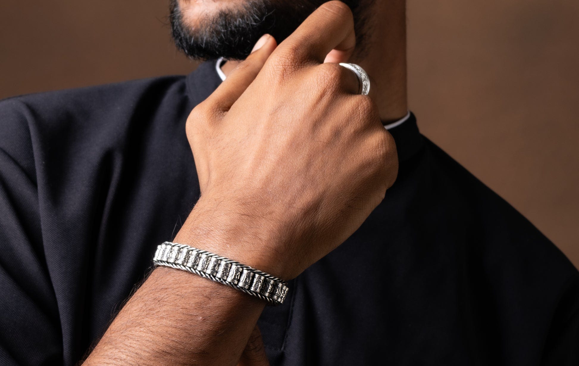 Buddhist Prayer Silver Wheel Bracelet | Buddhist Prayer Silver Wheel Bracelet Buddhist Prayer Silver Wheel Bracelet