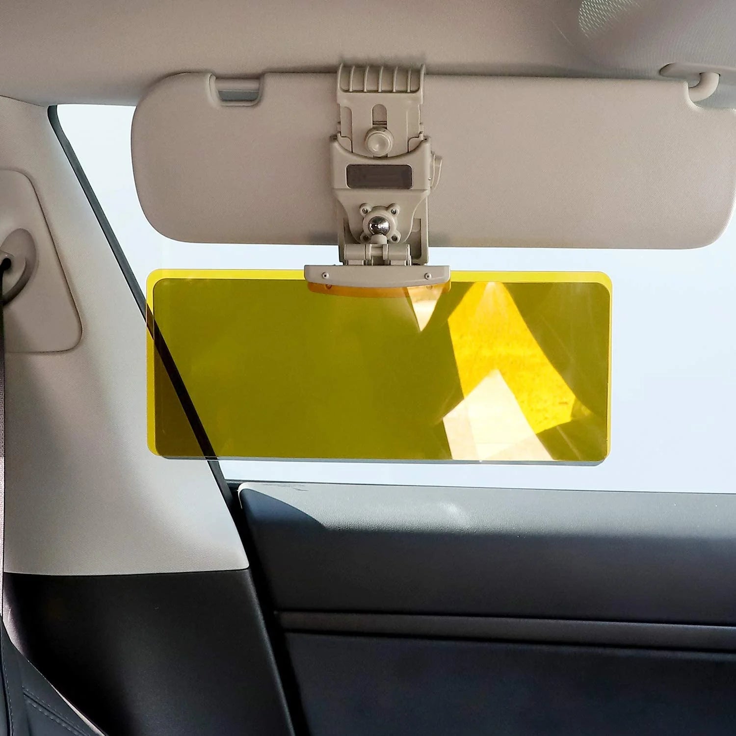 Claritix | Car Sun Visor Windshield Mirror Protector Anti Glare - Claritix 2-in-1 Day & Night Eye Protection Visor