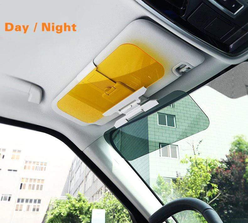 Claritix | Car Sun Visor Windshield Mirror Protector Anti Glare - Claritix 2-in-1 Day & Night Eye Protection Visor
