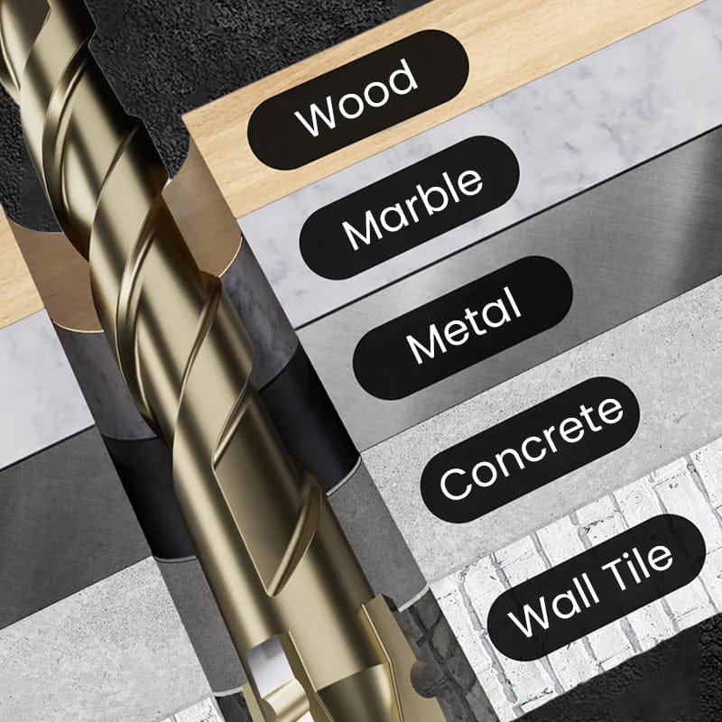 Drill Bit Kit️ (Set of 13) | Drill Bits For Metal Set Steel For Drilling Metal Head For Walls Ultra-Hard Alloy Drill Bit Kit (Set of 13)