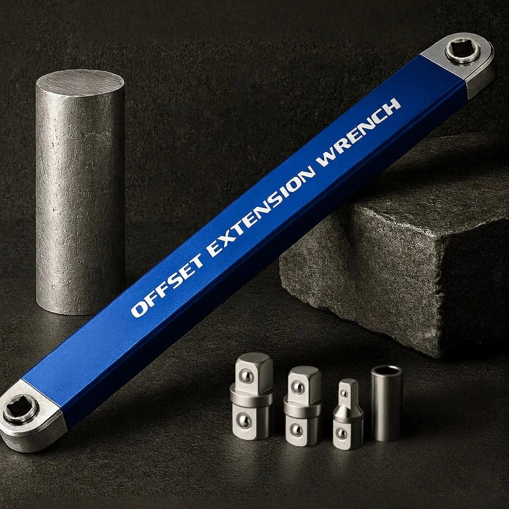 Extixo™ | Torque Wrench Tool Kit Spanner Set Socket Ratchet Tools Exticxo™ Offset Extension Wrench