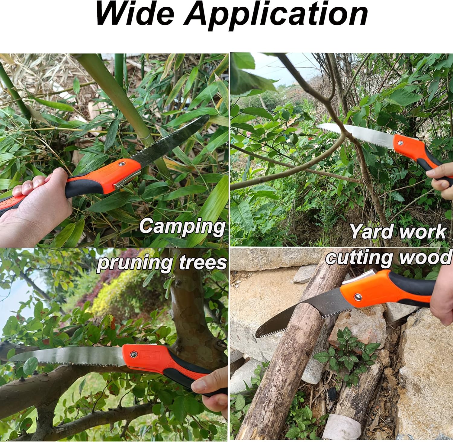 Foldingxo™ | Hacksaw Blade Tools Garden Cutting Blade Saw Hand Tool Cutting Foldingxo™ Carbon Steel Folding Saw