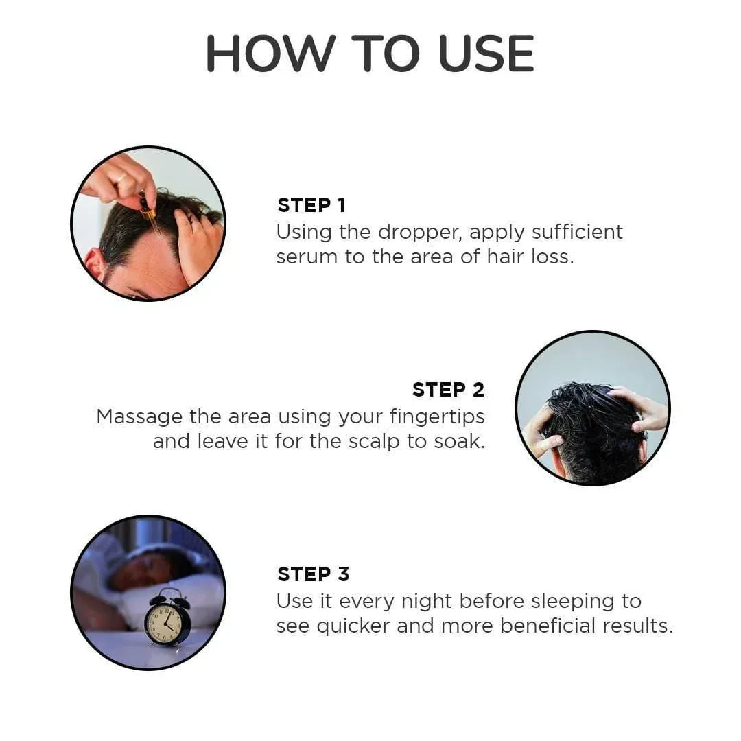 Hair Serum Hair Growth Serum Premature Greying Oil Serum Hair Oil - GreGone - 1 - GreGone