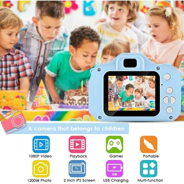 | Digital Camera Kids Videography Toy Photo Digicam toys HD Digital Video Camera for Toddler