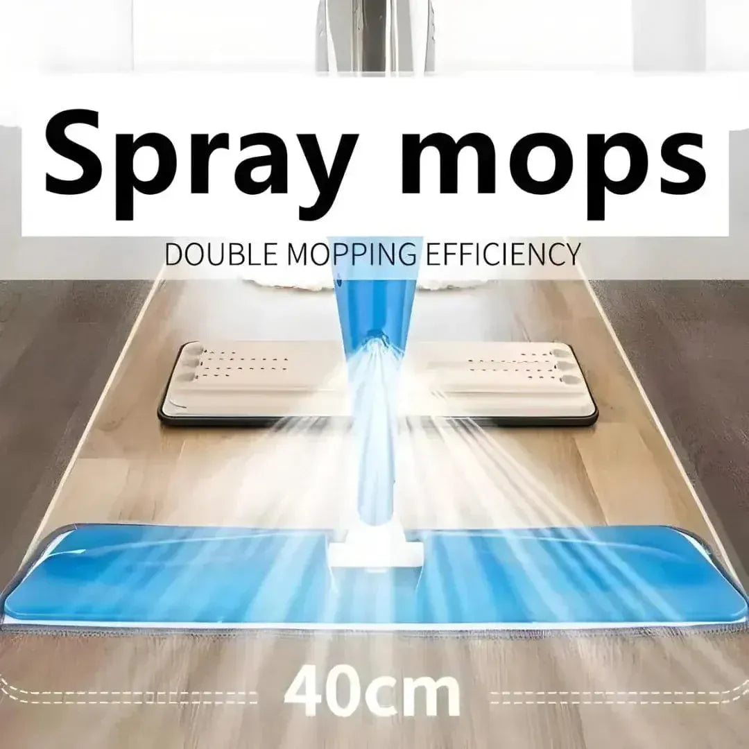 Mopify | Tile Cleaner Bathroom Floor Cleaning Brush Kitchen Mop Brush Wiper - Mopify Floor Cleaning Mop Stick with Spray Bottle