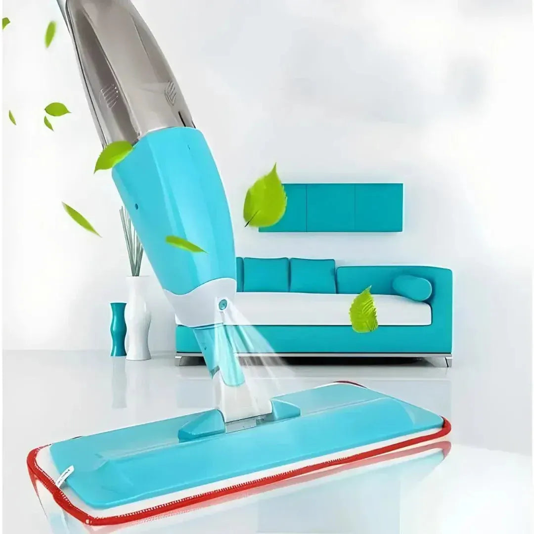 Mopify | Tile Cleaner Bathroom Floor Cleaning Brush Kitchen Mop Brush Wiper - Mopify Floor Cleaning Mop Stick with Spray Bottle