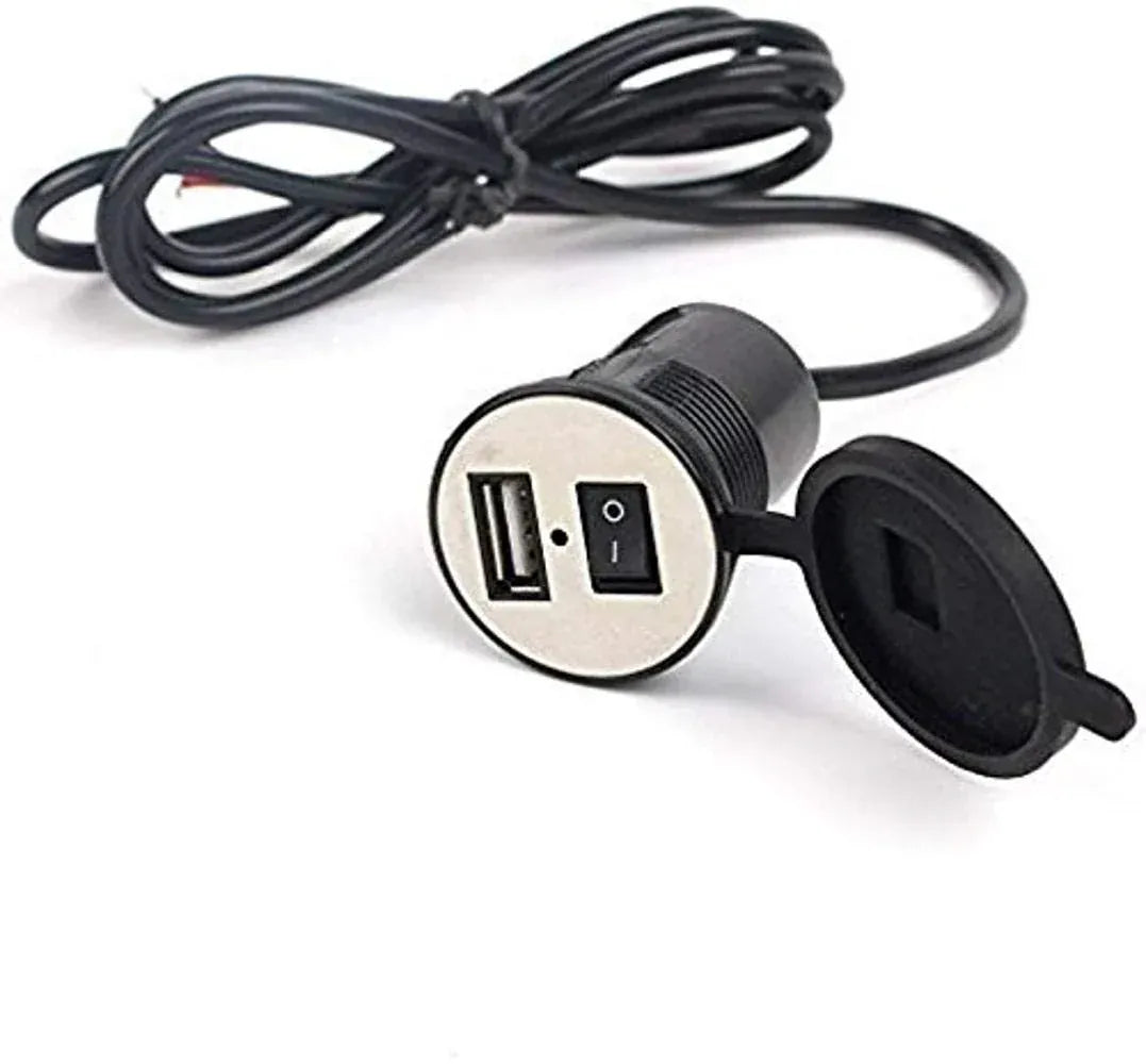 MotoPower | Charger Adapter Universal Mobile Charge Usb With Adapter 12V Charging - MotoPower Bike USB Charger