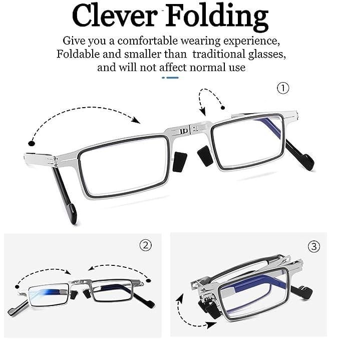 Optazen Anti-Bluelight Foldable Glasses | Eyeglasses And Frames Glasses With Frame Eyesight Glass Design Lens - 1 - Optazen Anti-Bluelight Foldable Glasses
