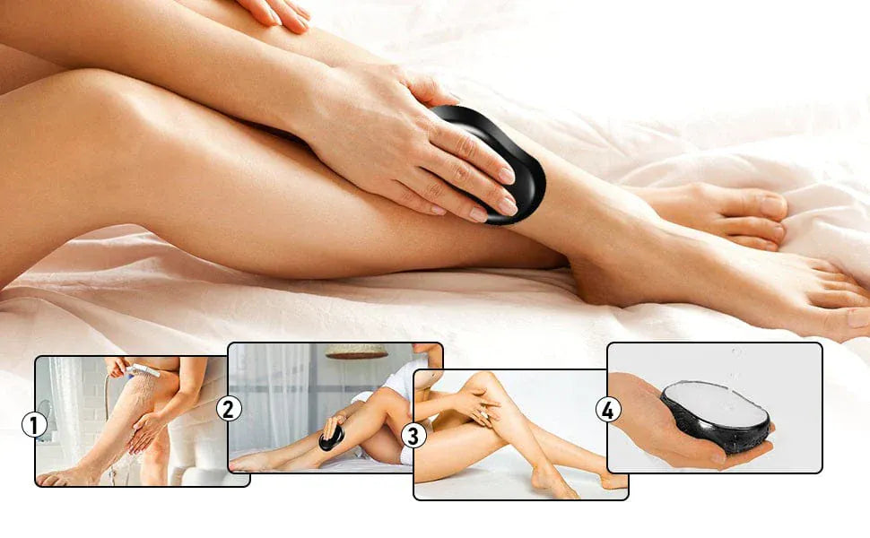 Remvio™ - Unisex Crystal Hair Remover | Hair Remover Crystal Removal Stone Hair Eraser For Men And Women Remvio™ - Unisex Crystal Hair Remover