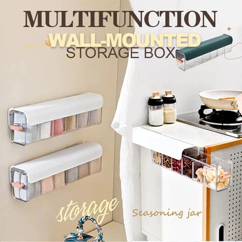 Storage Box Kitchen Organiser Box Cloth Storage Makeup Organizer - 6 Compartment Wardrobe Storage Organizer 6 Compartment Wardrobe Storage Organizer