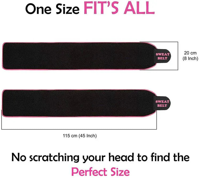 SweatSlimX™ | Reduce Belly Fat Slimming Belt Tummy Trimmer Waist Reduction SweatSlimX™ Tummy Trimmer Slimming Belt