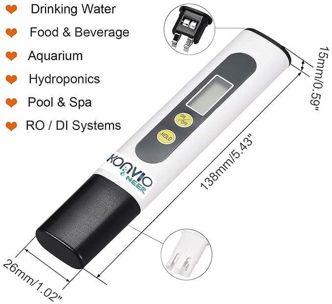 TDSProxi™ | Water Purifies Tds Meter Drinking Dissolved Solids Meter Device TDSProxi™ Water TDS Meter Tester