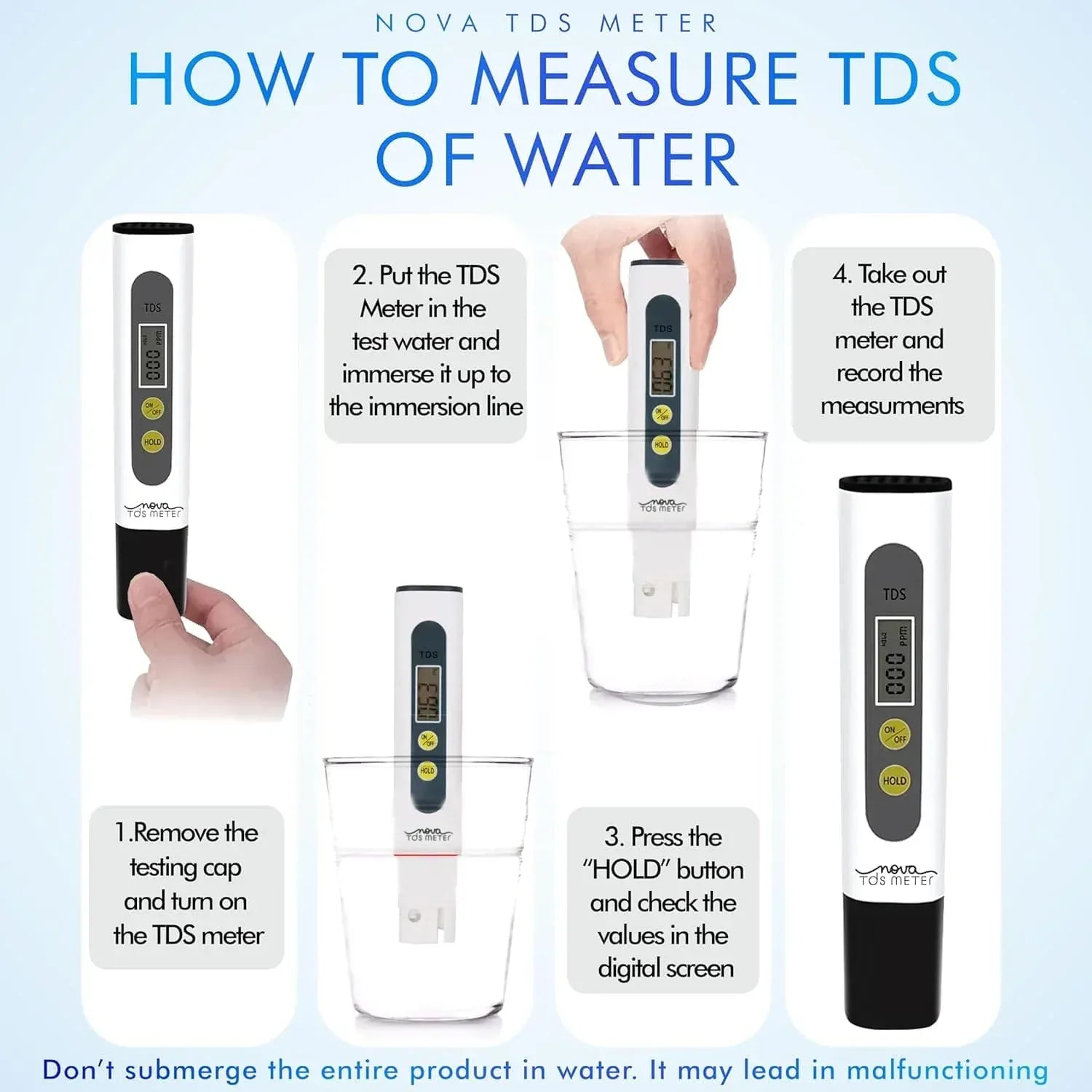 TDSProxi™ | Water Purifies Tds Meter Drinking Dissolved Solids Meter Device TDSProxi™ Water TDS Meter Tester