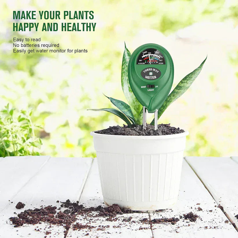 VitaSoilzy™| Soil Moisture Sensor Test Meter Samples Health Moisture Tester VitaSoilzy™ 3-in-1 Soil Test Meter