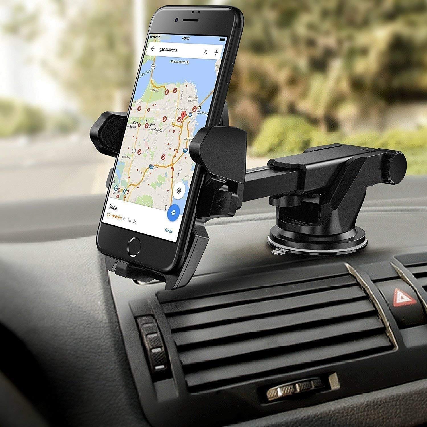Adjustable Car Phone Holder With Suction Cup | Mobile Holder For Car Phone Holding Car Stand Dashboard Mobile Holder Adjustable Car Phone Holder With Suction Cup