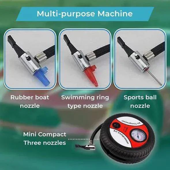 Car Air Pump Tyre Inflator Portable Air Compressure for Bike Cycle - Airzox™ Airzox™