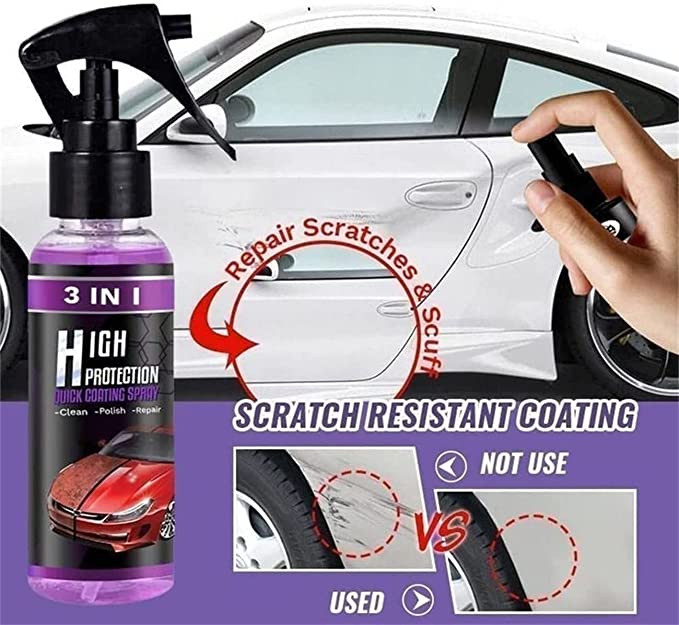 Ceramic Coating Wax Car Paint Protection Hydrophobic Spray - Hydrapell Spray - Pack of 2 - Hydrapell Spray (Pack of 2)