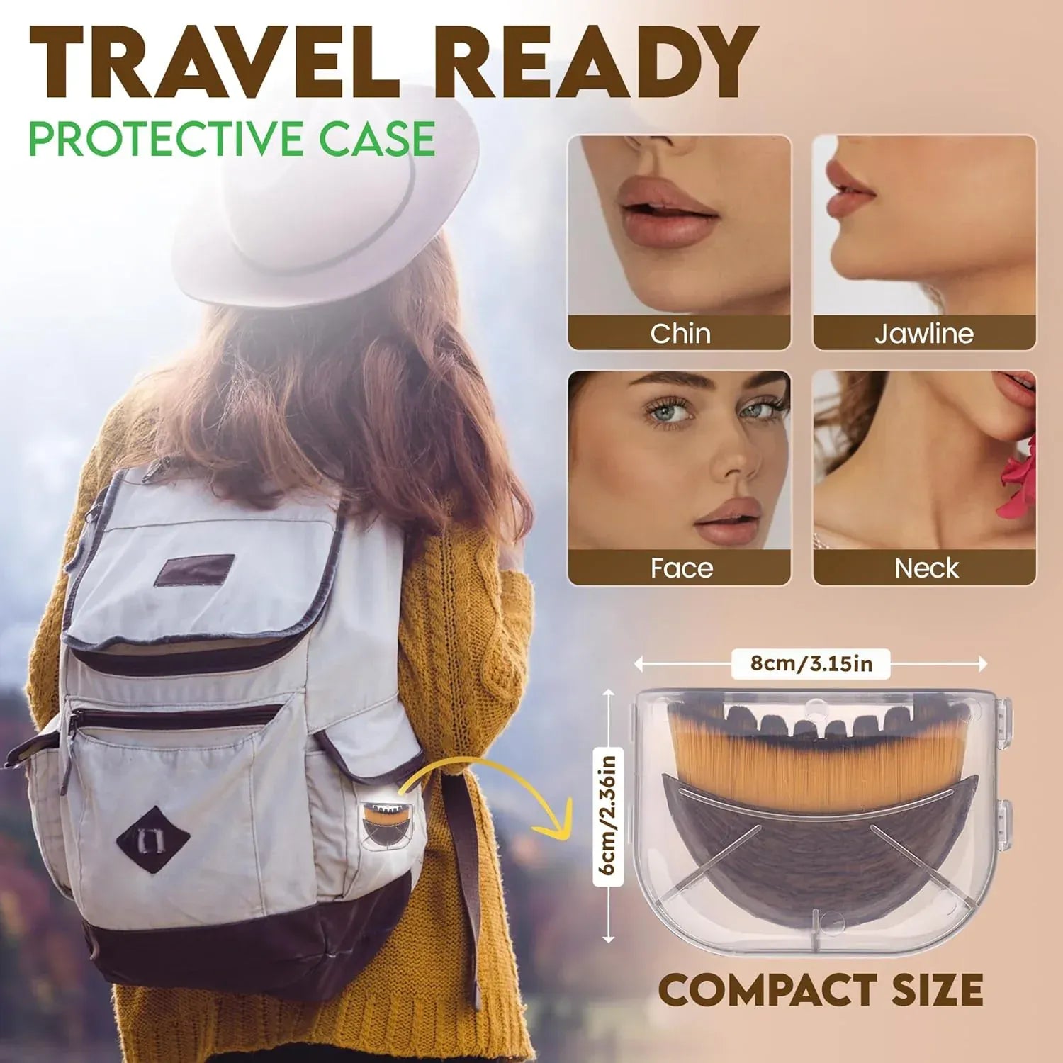 ContourFlowz™| Skincare Products Face Brush Facial Cleansing Brush Soft Skin ContourFlowz™ Lymphatic Contour Face Brush