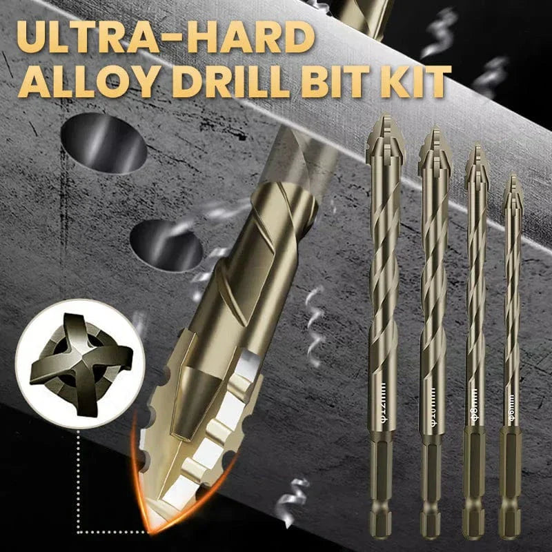 Drill Bit Kit️ (Set of 13) | Drill Bits For Metal Set Steel For Drilling Metal Head For Walls Ultra-Hard Alloy Drill Bit Kit (Set of 13)