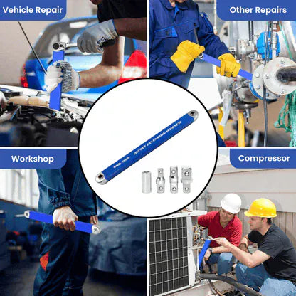 Extixo™ | Torque Wrench Tool Kit Spanner Set Socket Ratchet Tools  Exticxo™ Offset Extension Wrench