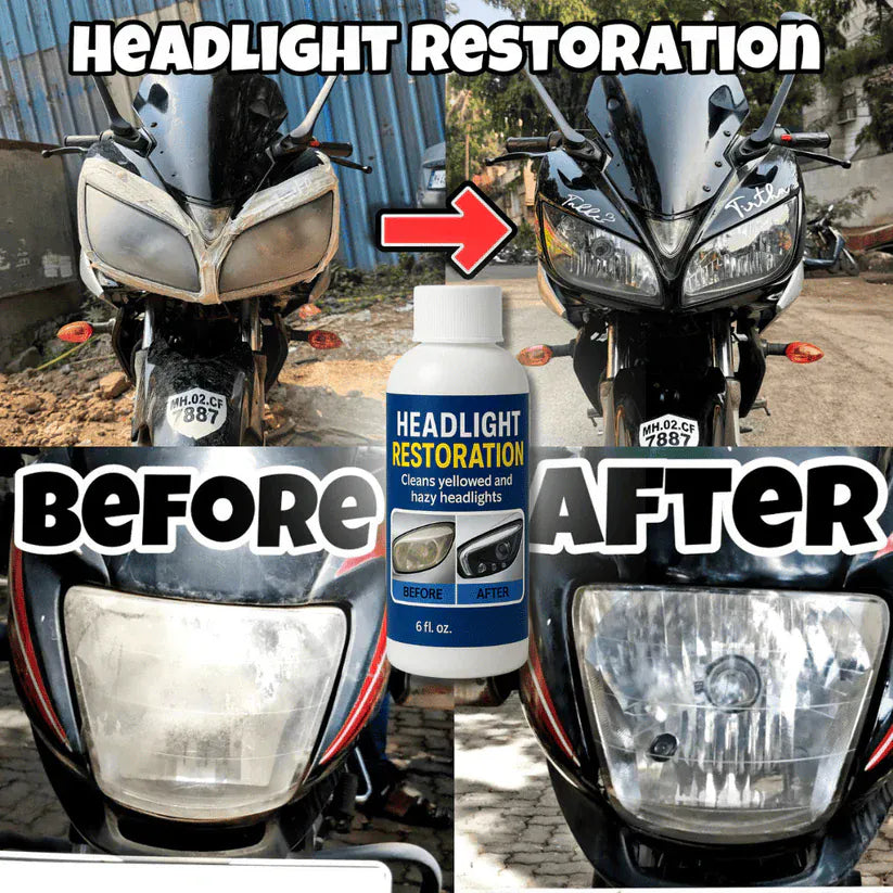 Headlight Restoration Fluid | Blur/Scratch Remover Kit | Buy 1, Get 1 Free Headlight Restoration Fluid | Blur/Scratch Remover Kit | Buy 1, Get 1 Free