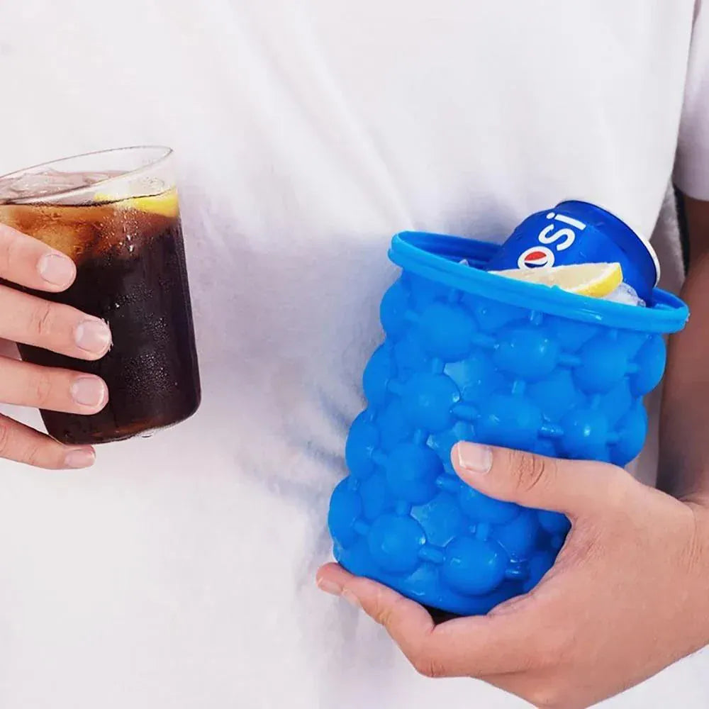 Ice Maker Bucket Portable Silicone Ice Bucket for Home Outdoors - Frozie™ Frozie™