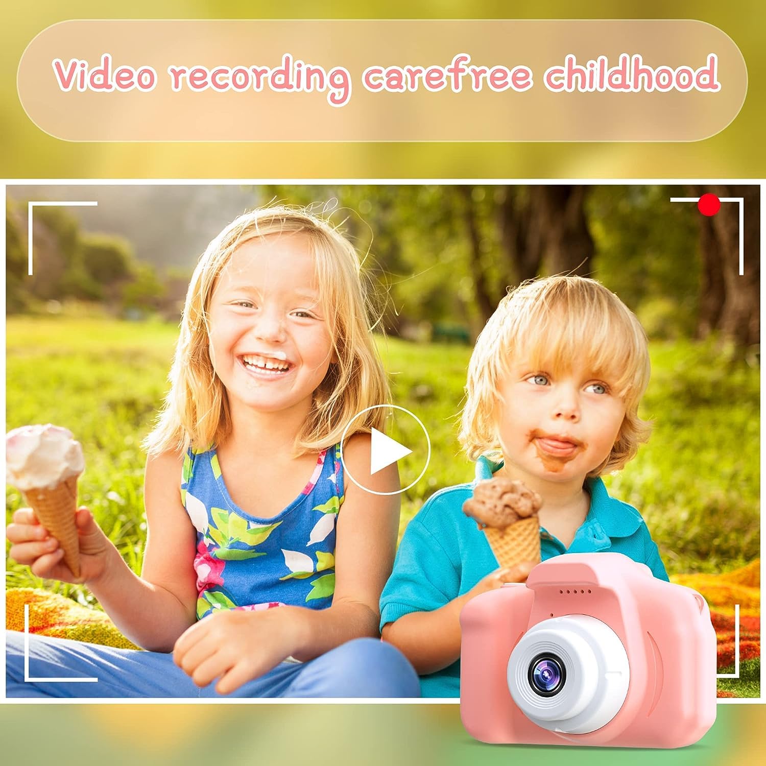 | Digital Camera Kids Videography Toy Photo Digicam toys HD Digital Video Camera for Toddler