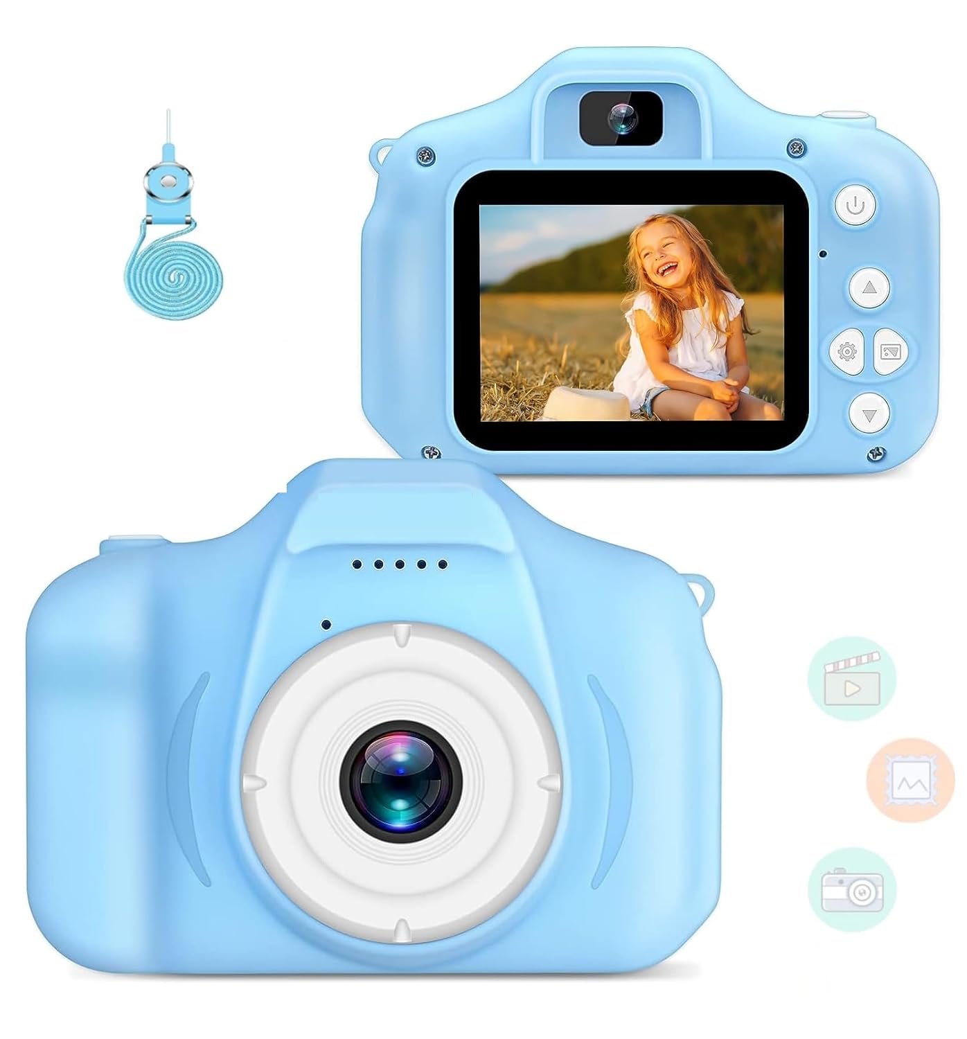 | Digital Camera Kids Videography Toy Photo Digicam toys HD Digital Video Camera for Toddler