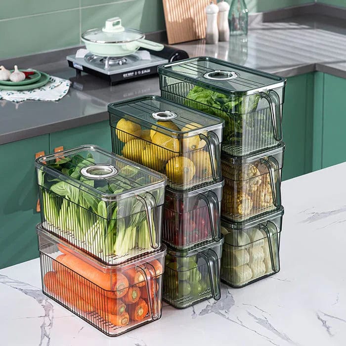 Kitchen Storage Baskets (Set of 6) | Plastic Container Basket For Kitchen Storage Containers Food Storage  Pack of 6 Unbreakable Kitchen Storage Basket (Set of 6)