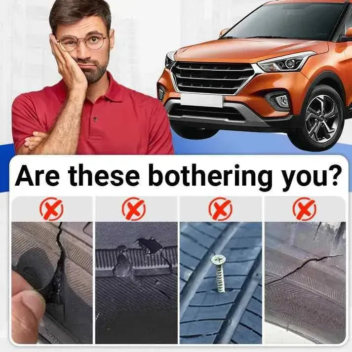 QuickSealzy™ (Pack of 2) | Tyre Puncture Car Tubeless Tire Repair Fix Liquid QuickSealzy™ Waterproof Flexible Tyre Repair Adhesive (Pack of 2)