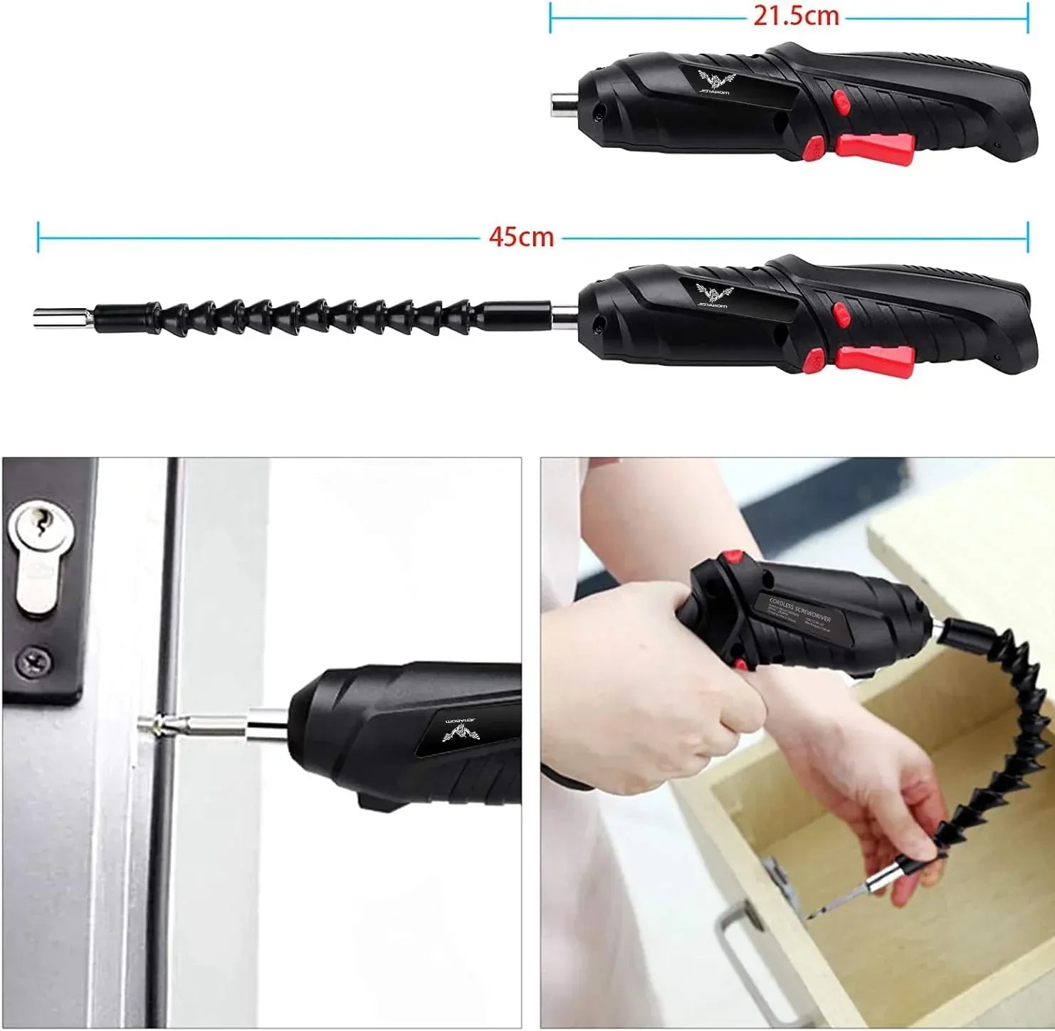 Snydrill™ Pro Retractable Cordless Drilling machine | Electric Screwdriver Set Tool Kit Power Tools Cordless Drill Machine Snydrill™ Pro Retractable Cordless Drilling machine