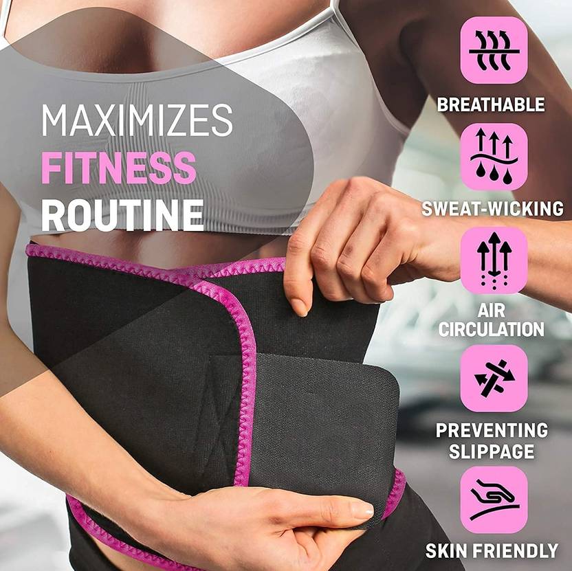 SweatSlimX™ | Reduce Belly Fat Slimming Belt Tummy Trimmer Waist Reduction SweatSlimX™ Tummy Trimmer Slimming Belt